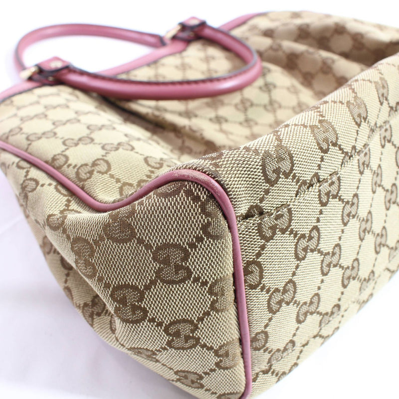 [Pre-owned] GUCCI Gucci Tote Bag GG Canvas Ladies Sookie GG Kyambas Bageille x Pink 234