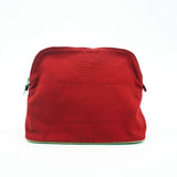 [Pre-owned]HERMES Hermes accessories pouch Bollide pouch large red 809