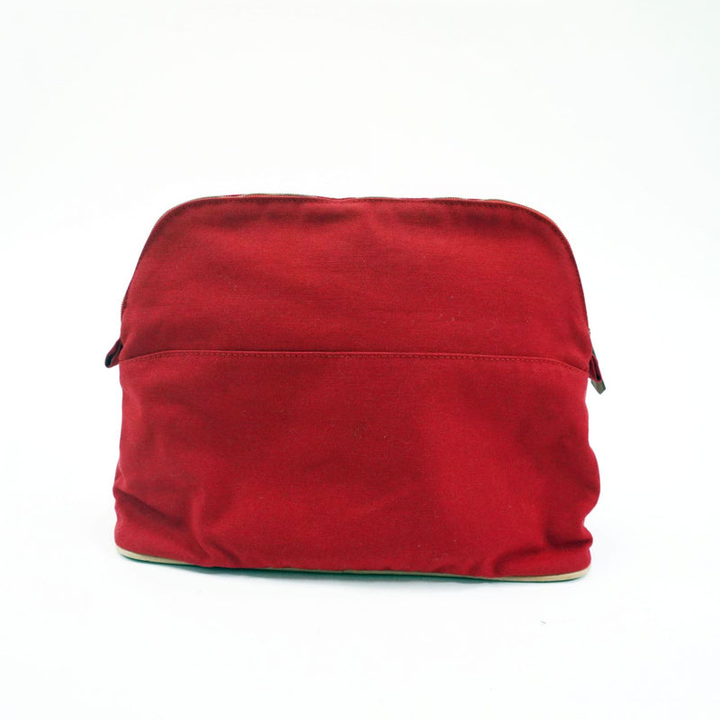 [Pre-owned]HERMES Hermes accessories pouch Bollide pouch large red 809