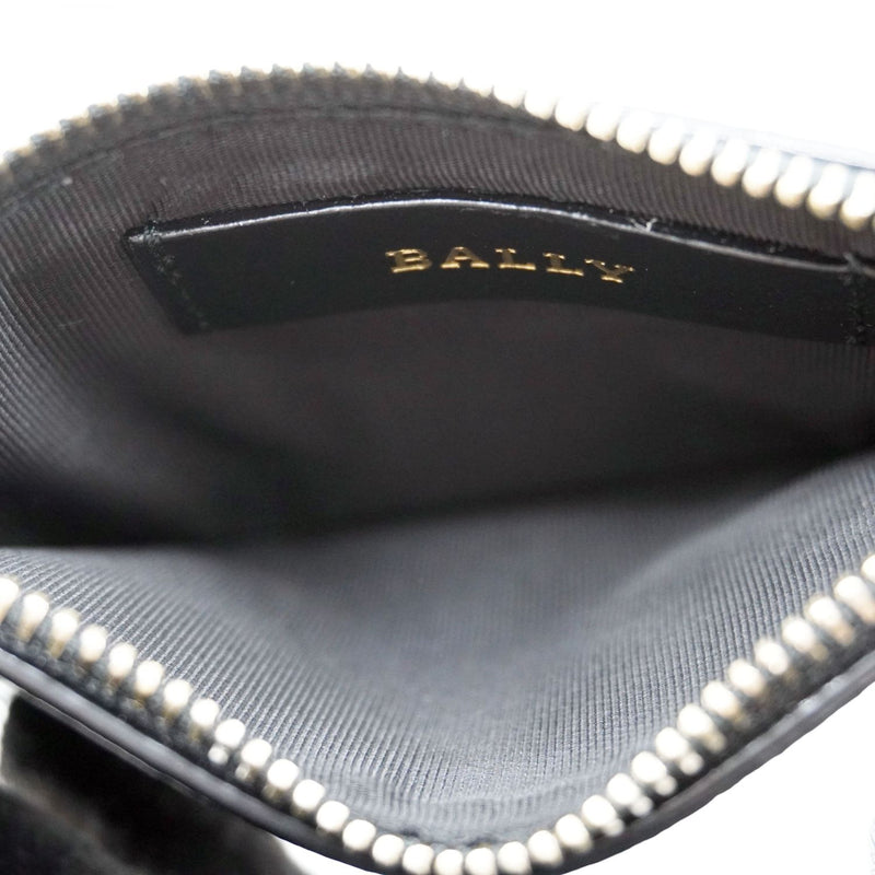 [Pre-owned]Bally Bally credit card case MANDHY BLACK leather black men women 816