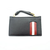 [Pre-owned]Bally Bally credit card case MANDHY BLACK leather black men women 816