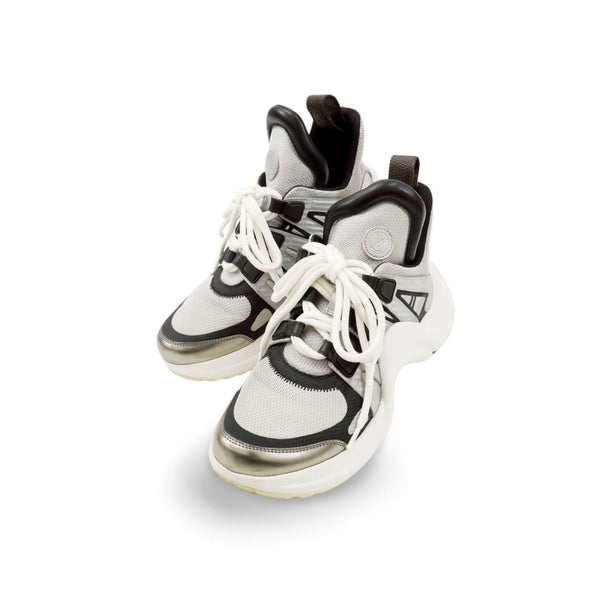 [Pre-owned] LOUIS VUITTON Louis Vuitton Sneakers GO0148 LV Arkwright Line Sneakers High Cut Size 35 1/2 826