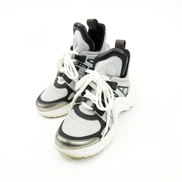 [Pre-owned] LOUIS VUITTON Louis Vuitton Sneakers GO0148 LV Arkwright Line Sneakers High Cut Size 35 1/2 826