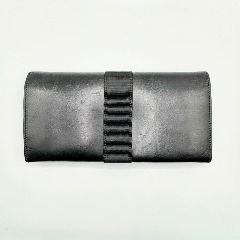 [Pre-owned] Ferragamo Ferragamo women's wallet, long, leather, black, ladies 836