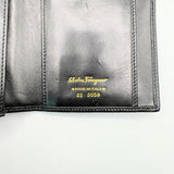 [Pre-owned] Ferragamo Ferragamo women's wallet, long, leather, black, ladies 836