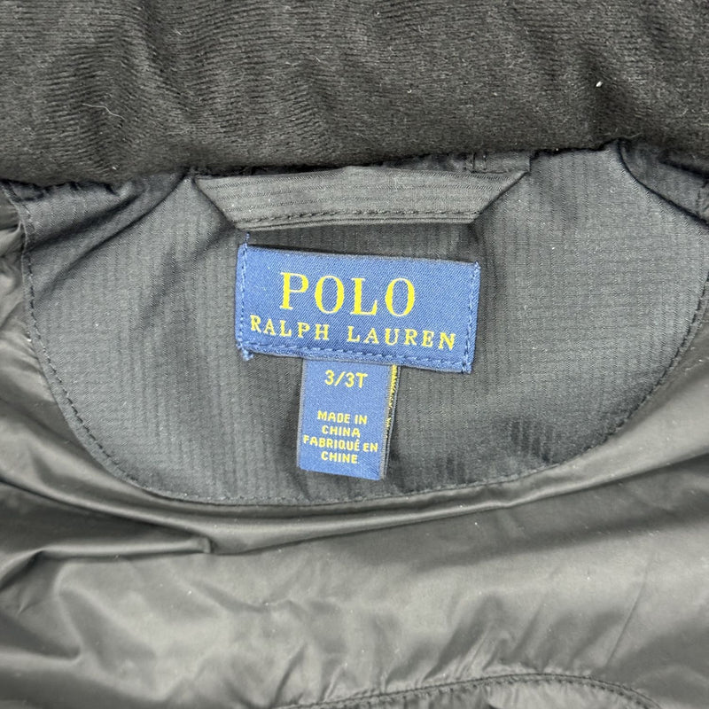 [Pre-owned]  POLO RALPH LAUREN Polo Ralph Lauren Coat and Jacket Kids Down Vest with Big Pony Logo Embroidery Hood Kids Clothes 886