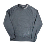 [Pre-owned]] BALMAIN Balmain Sweatshirt/Trainer Logo Trim Sweatshirt Gray Men's 891