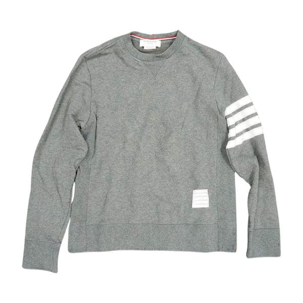 【中古】 THOM BROWNE トムブラウン  スウェット・トレーナー   CLASSIC SWEATSHIRT WITH ENGINEERED 4 BAR IN CLASSIC LOOP BACK トレーナー グレー 920