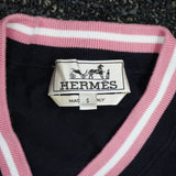 【中古】 HERMES エルメス  カーディガン   カーディガン サイズS ネイビー 924