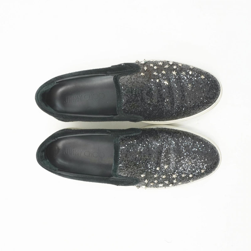 [Pre-owned] Jimmy Choo Jimmy Choo Other Slip-on Lame Studded Calf Size 42 (27cm) 944