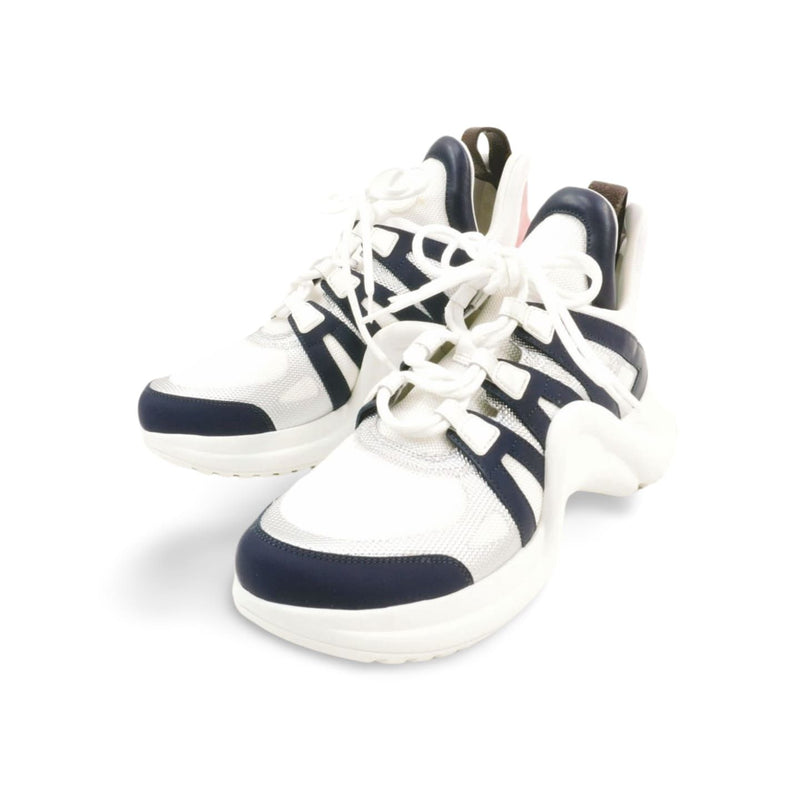 [Pre-owned] LOUIS VUITTON Louis Vuitton Sneakers GO0148 Arc Light Navy Sneakers 42 Never used 959