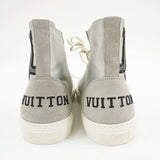 [Pre-owned] LOUIS VUITTON Louis Vuitton Sneakers GO0158 High Cut Sneakers Grey Monogram Tattoo Line GO0158 7.5 2018 Unused 960