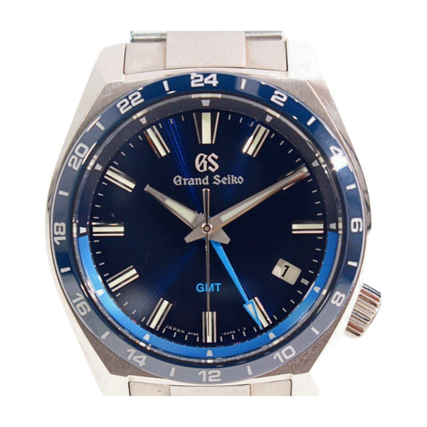 【中古】 Grand Seiko グランドセイコー  メンズ腕時計  SBGN021 クオーツ　ブルーキャリバー9F86　SS 1040