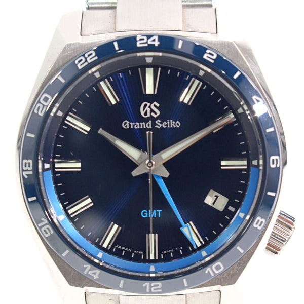 【中古】 Grand Seiko グランドセイコー  メンズ腕時計  SBGN021 クオーツ　ブルーキャリバー9F86　SS 1040