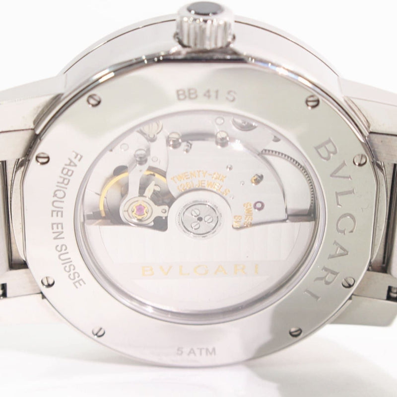 【中古】 BVLGARI ブルガリ  メンズ腕時計   ブルガリブルガリ BVLGARI BVLGARI ネイビー文字盤　メンズ　自動巻き 1052