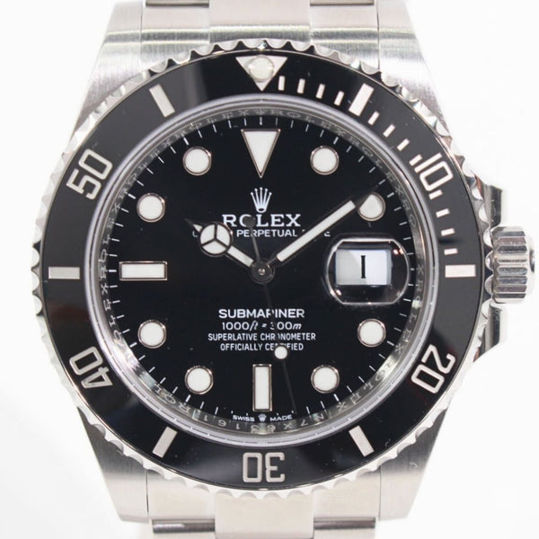 【中古】 ROLEX ロレックス 黒文字盤 メンズ腕時計 サブマリーナーデイト 126610LN サブマリーナーデイト　ブラック　ランダム　メンズ　自動巻き 1064