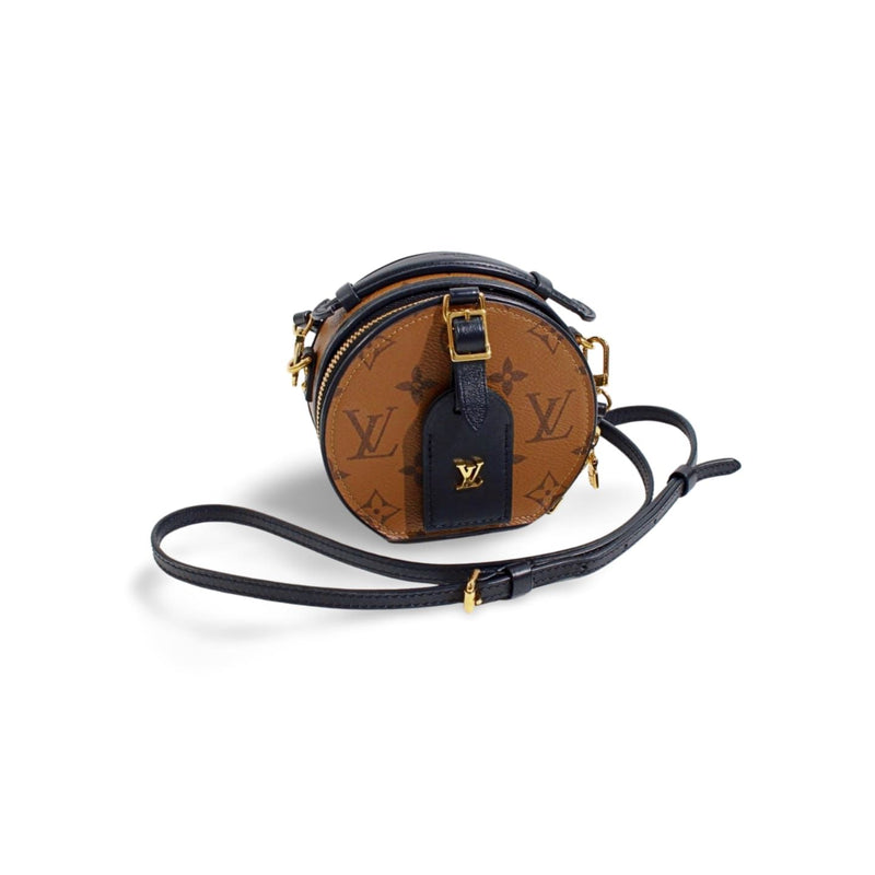 【中古】 LOUIS VUITTON ルイ・ヴィトン   M68276  ミニボワットシャポー　モノグラムリバース　レディース 1055