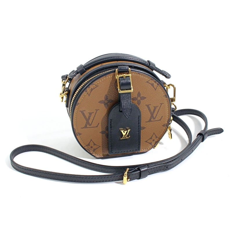 【中古】 LOUIS VUITTON ルイ・ヴィトン   M68276  ミニボワットシャポー　モノグラムリバース　レディース 1055