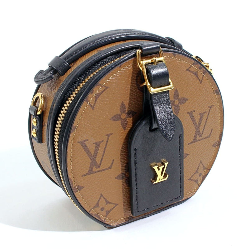 【中古】 LOUIS VUITTON ルイ・ヴィトン   M68276  ミニボワットシャポー　モノグラムリバース　レディース 1055