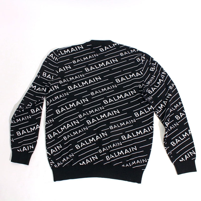 [Used] BALMAIN Knit sweater, black, 1020