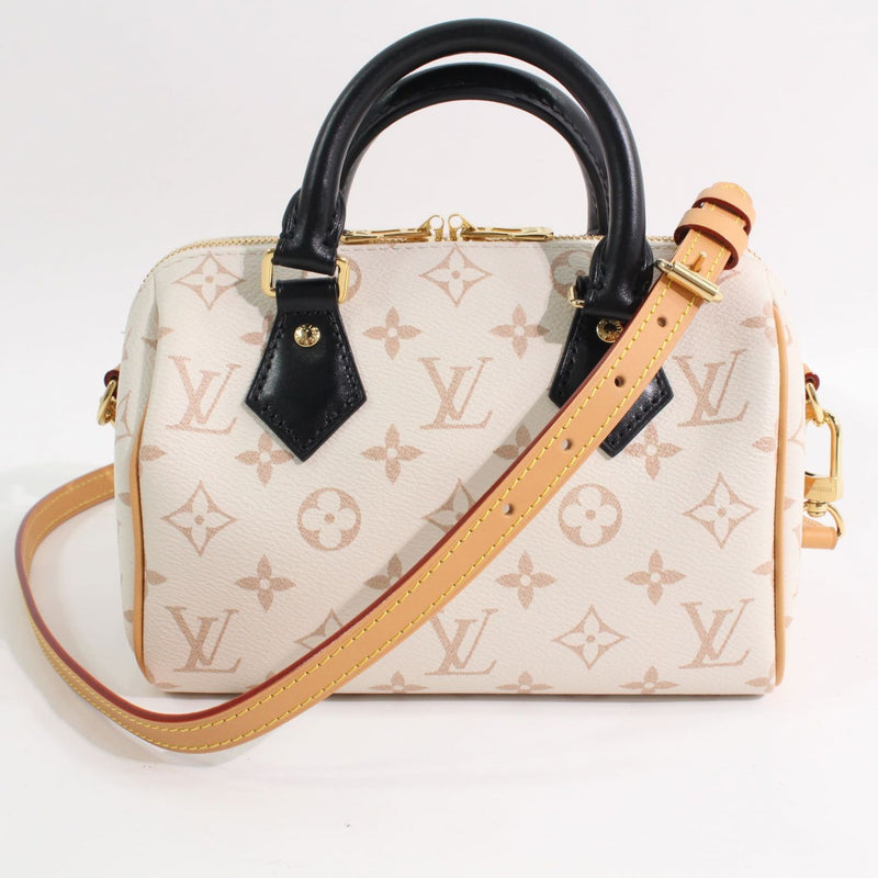 【中古】 LOUIS VUITTON ルイ・ヴィトン M46906 スピーディバンドリエール20　モノグラムデュンヌ 2024クルーズ ハンドバッグ 1092