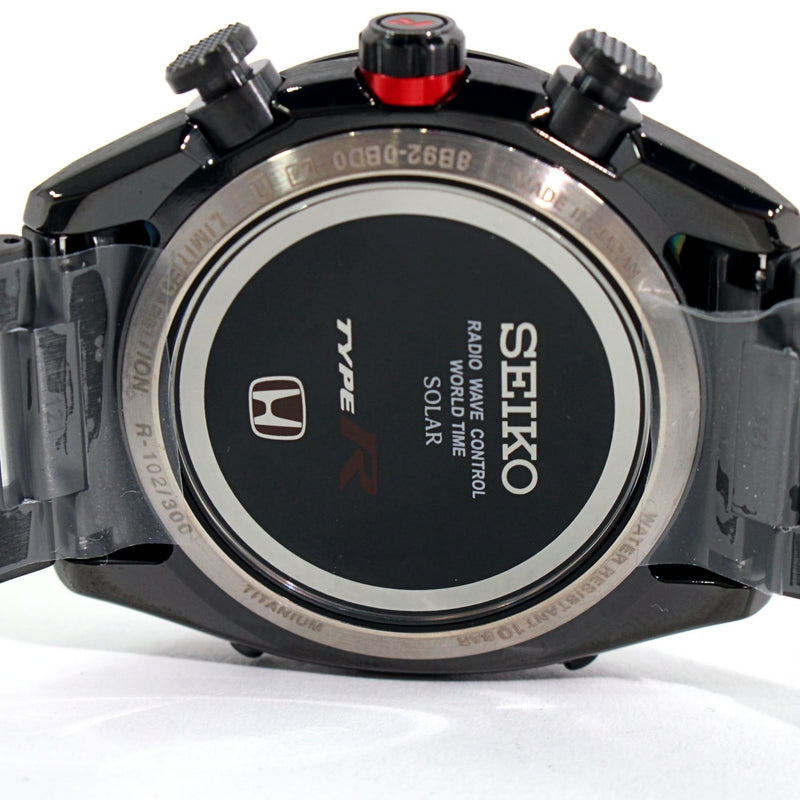 [未使用] SEIKO Astron SBXY047 8B92-OBD0 钛金属 CIVIC TYPE R Collaboration 限量 300 枚 型号 1101 