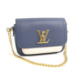 【未使用】 LOUIS VUITTON ルイ・ヴィトン  M21084 ロックミーテンダー クレインカーフ ネイビー ショルダーバッグ ２WAYバッグ  1096