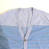 [Used] Lucien Pellat-Finet Knit Sweater Cardigan Blue 1024