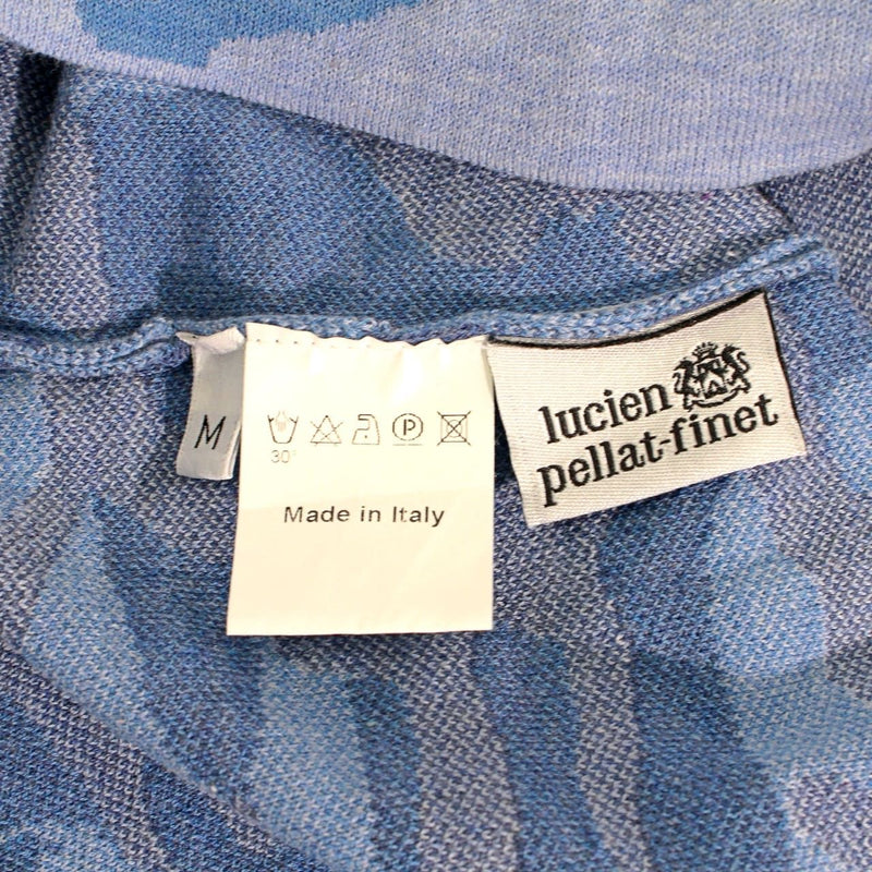 [Used] Lucien Pellat-Finet Knit Sweater Cardigan Blue 1024