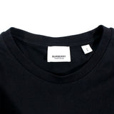 【中古】 BURBERRY バーバリー Tシャツ TBロゴ 刺繍 ブラック Sサイズ  1025