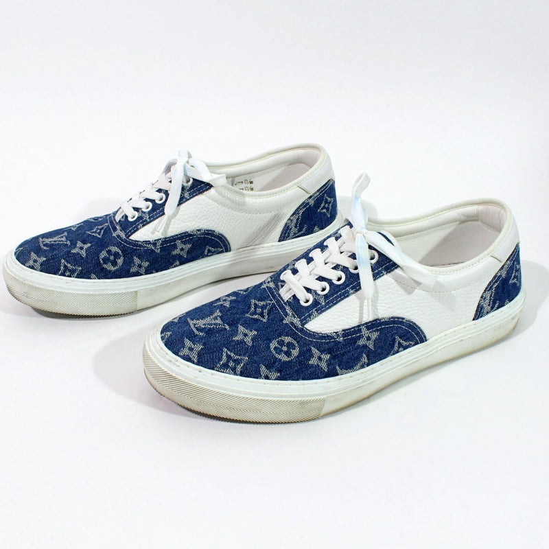 [Used] LOUIS VUITTON Snowshoes Men's Sneakers Trocadero Blue 1026