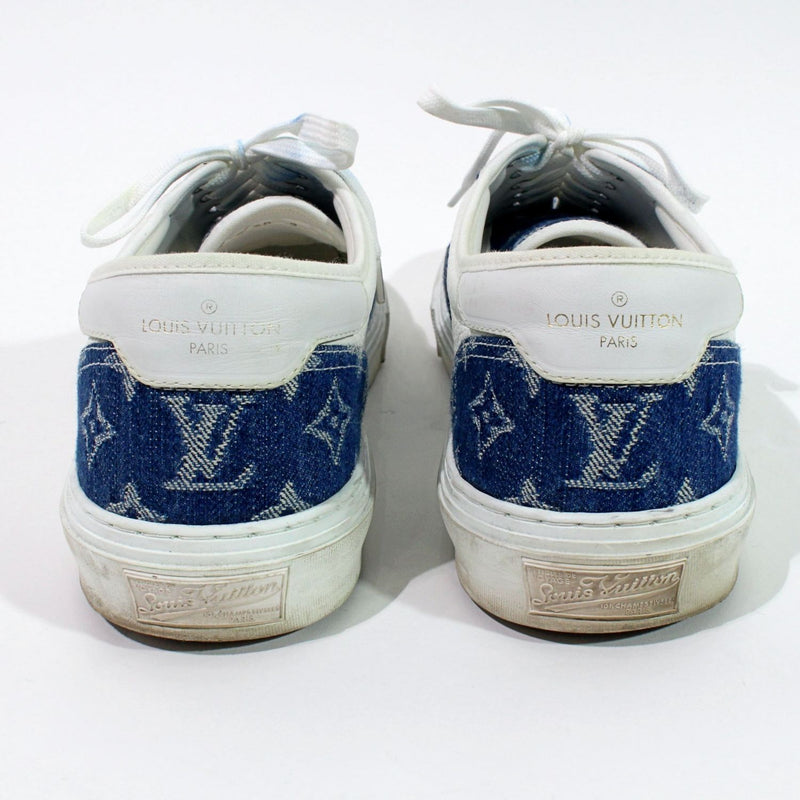 [Used] LOUIS VUITTON Snowshoes Men's Sneakers Trocadero Blue 1026