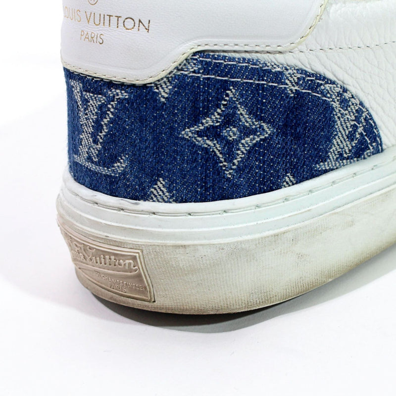 [Used] LOUIS VUITTON Snowshoes Men's Sneakers Trocadero Blue 1026