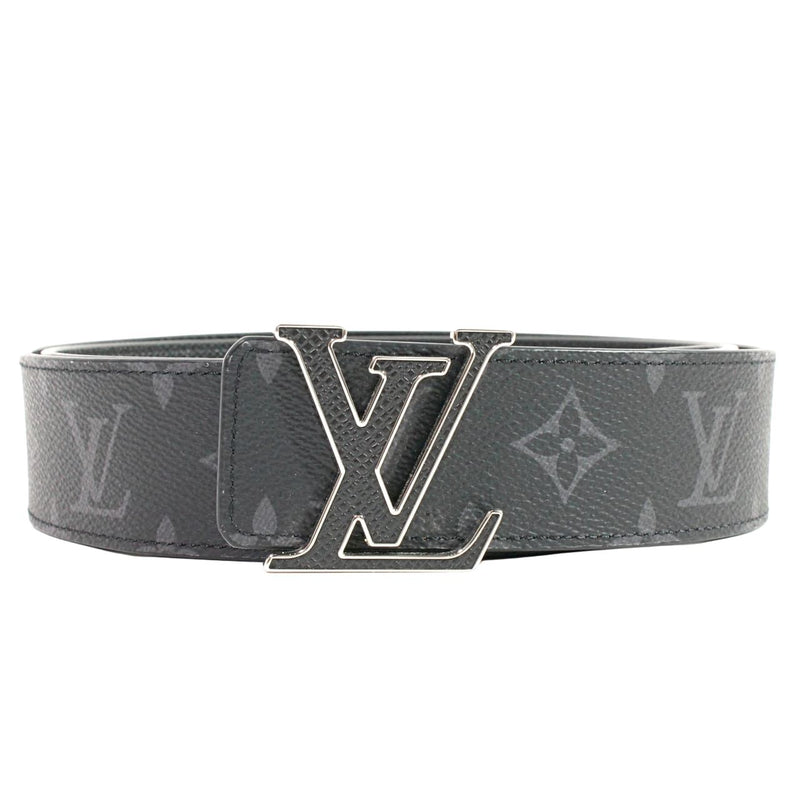 [Used] LOUIS VUITTON M0157S Santur Belt Eclipse/Taiga Reversible Men's 100CM 1109