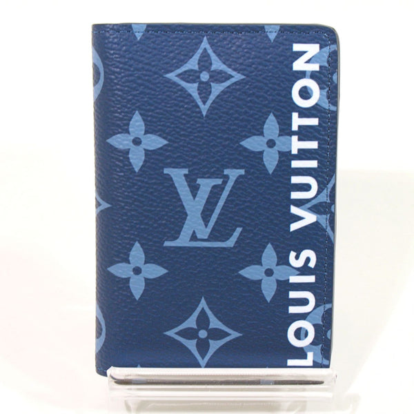 【新品】 LOUIS VUITTON ルイ・ヴィトン  名刺入れ  M82796 オーガナイザー・ドゥ ポッシュ 　ネイビーブルー　FALL2023　 1111