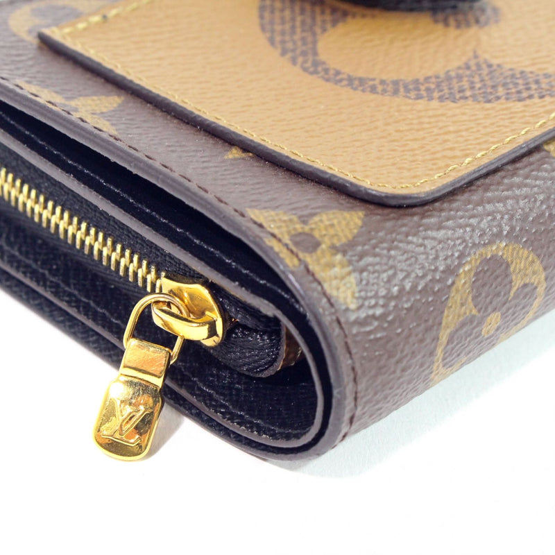 [Used] LOUIS VUITTON M69432 Juliette Portefeuille Monogram Giant Reverse with Initials 1112