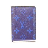 【中古】 LOUIS VUITTON ルイ・ヴィトン  名刺入れ  M30301 オーガナイザー・ドゥ ポッシュ 　ネイビーブルー　タイガラマ　名刺入れ 1113