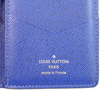 [Used] LOUIS VUITTON M30301 Organizer de Poche Navy Blue Taigarama Business Card Holder 1113