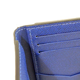 [Used] LOUIS VUITTON M30301 Organizer de Poche Navy Blue Taigarama Business Card Holder 1113