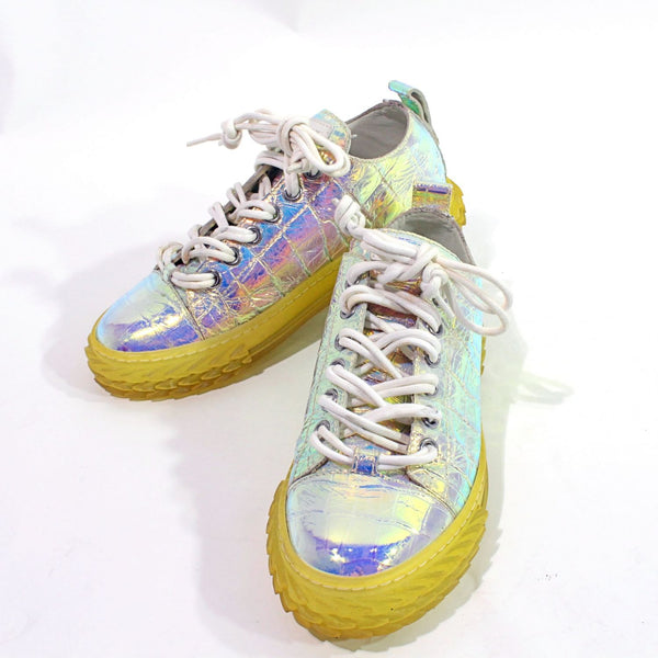 [Used] Giuseppe Zanotti Blubber Clear Sneakers for Women, Transparent, Size 36, 1035