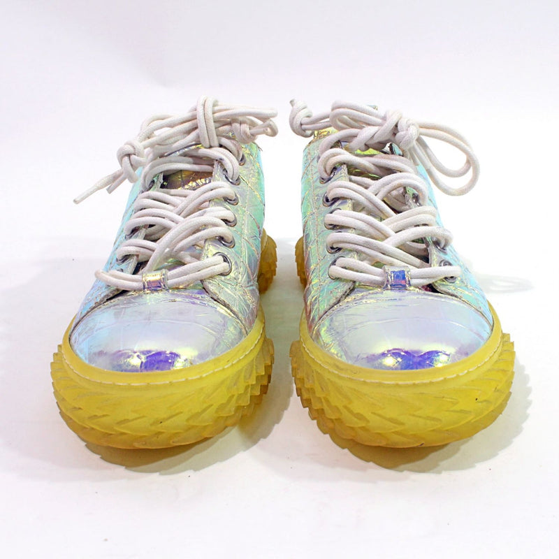 [Used] Giuseppe Zanotti Blubber Clear Sneakers for Women, Transparent, Size 36, 1035