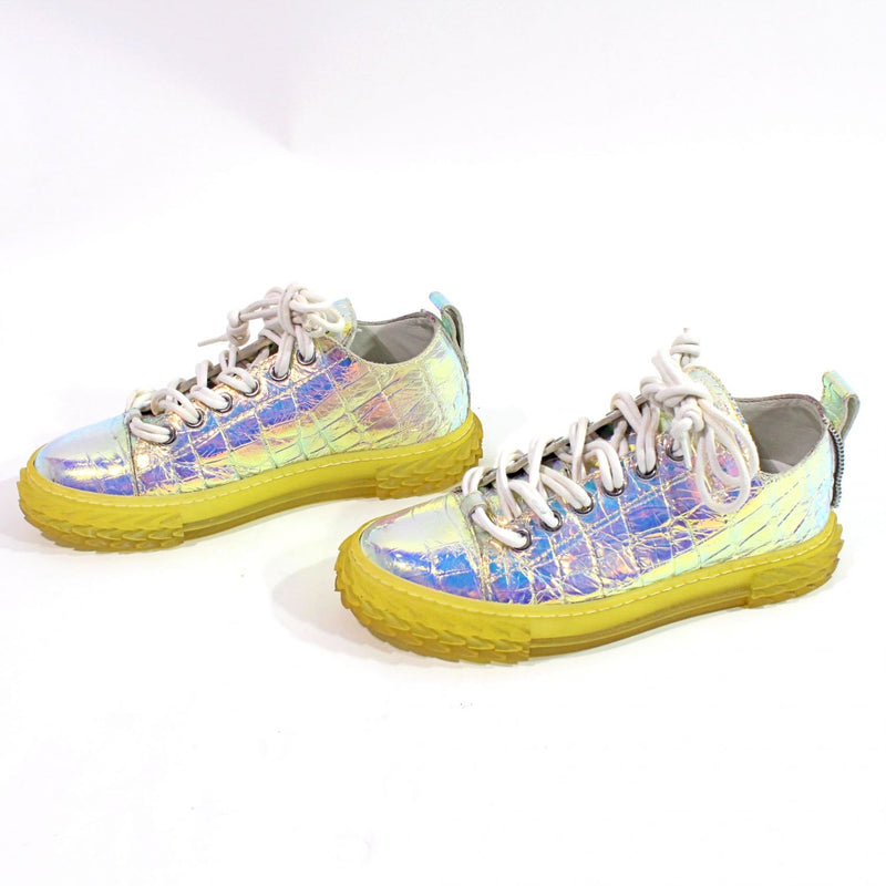 [Used] Giuseppe Zanotti Blubber Clear Sneakers for Women, Transparent, Size 36, 1035