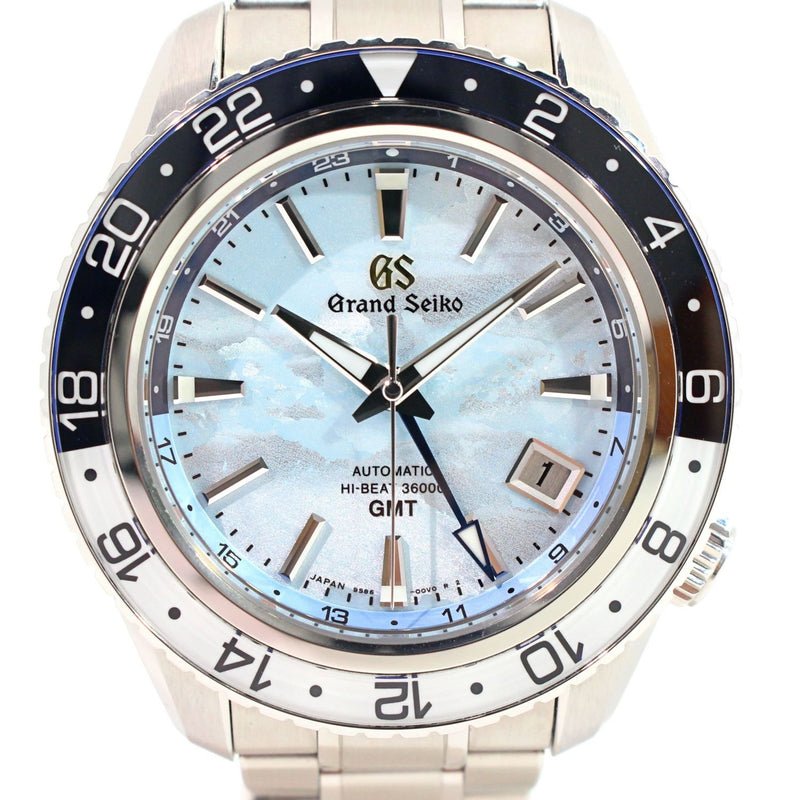 [二手] Grand Seiko 机械 High Beat 36000 GMT SBGJ275 9S86-00W0 25 周年纪念限量版 Iwate Unkai 1168