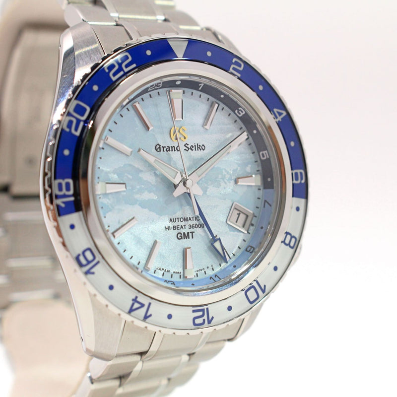 【中古】 Grand Seiko グランドセイコー メカニカルハイビート36000 GMT SBGJ275 9S86-00W0 25周年記念限定 岩手雲海 1168