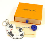 【新品】 LOUIS VUITTON ルイ・ヴィトン  キーケース  M01475 キーホルダー･LV キャット　エクリプス　キーリング　白猫 1172