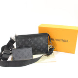 [Used] LOUIS VUITTON M81124 Gaston Wearable Wallet Eclipse Shoulder Bag 1178