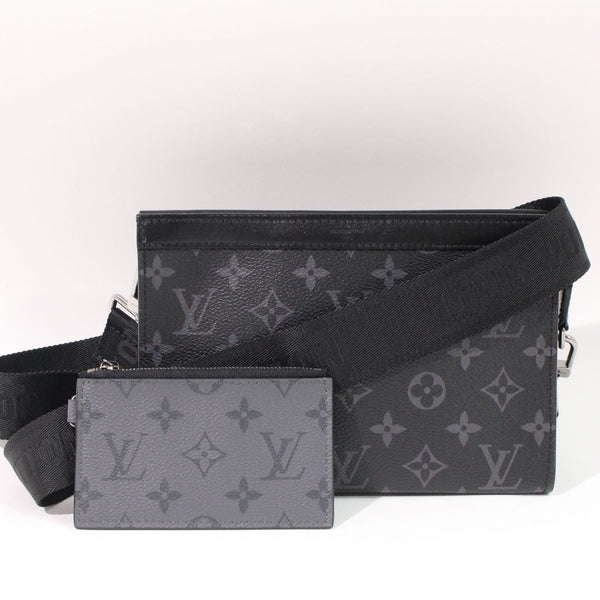 [Used] LOUIS VUITTON M81124 Gaston Wearable Wallet Eclipse Shoulder Bag 1178