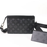 [Used] LOUIS VUITTON M81124 Gaston Wearable Wallet Eclipse Shoulder Bag 1178