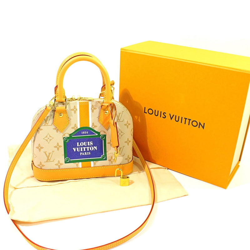 【中古】 LOUIS VUITTON ルイ・ヴィトン  ハンドバッグ  M23502 アルマBB モノパナム　ベージュ   ハンドバッグ 1180