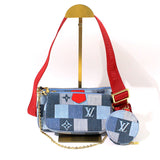 [Used] LOUIS VUITTON M44990 Multi Pochette Accessoires Monogram Denim Shoulder Bag 2020SS 1187